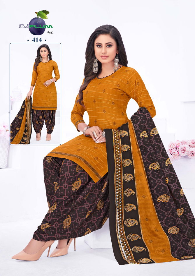 Black Plum Iconic Vol 4 Regular Wear Wholesale Readymade Cotton Suit